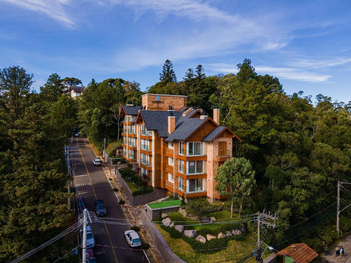 Alpes Da Montanha 203 - Ap Novo Junto Ao Centro De Gramado + Garagemアパートメント エクステリア 写真